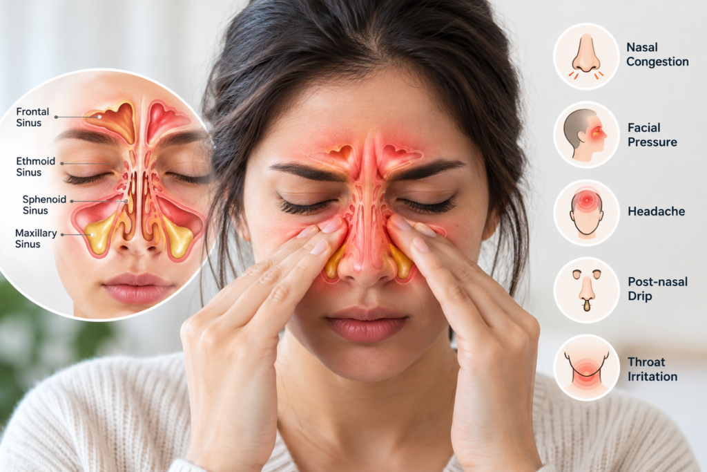 dr harshini homeopathy clinic provides sinus treatment in singapore without operation